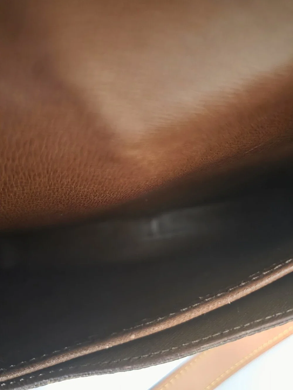 Louis Vuitton Monogram Crossbody in Brown and Tan